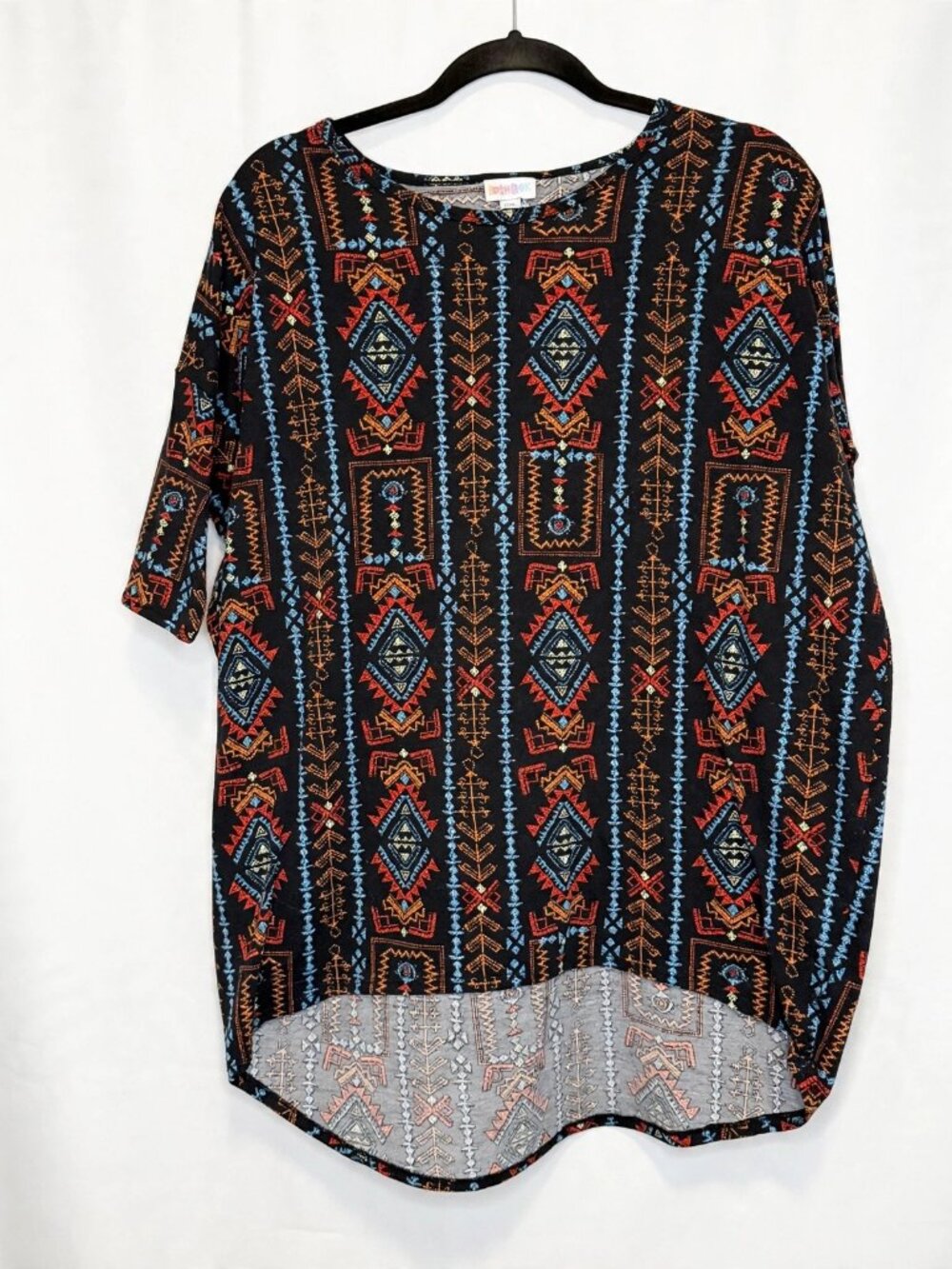 LuLaRoe Irma Black Aztec Tunic